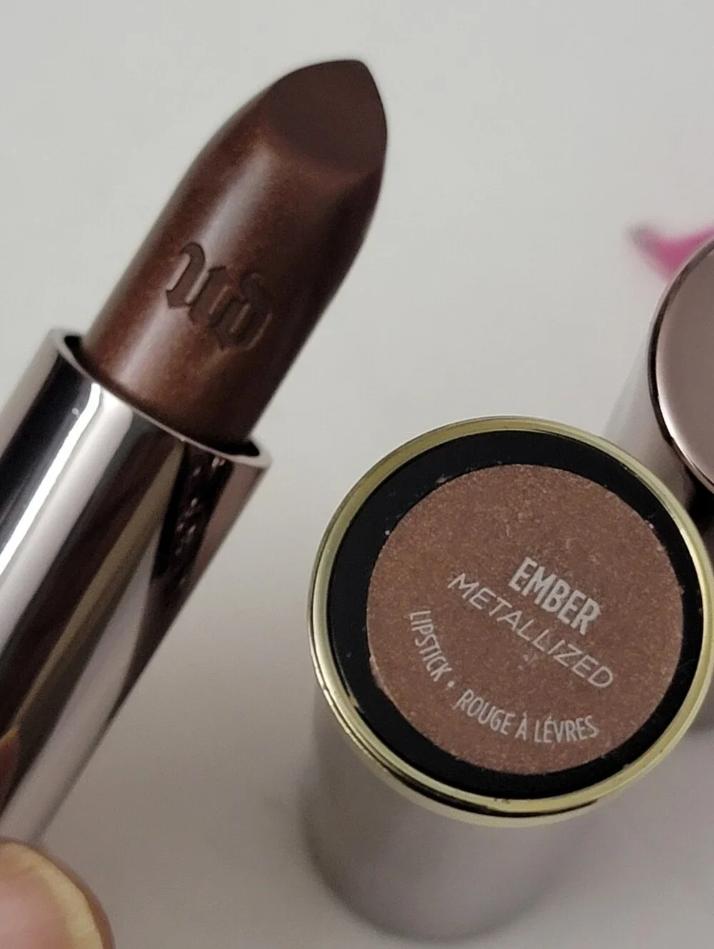 Urban Decay Vice Lipstick Full Size RARE Shade: Ember (Metallized)